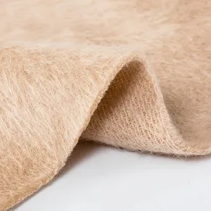 Tela de terciopelo de visón para invierno, alta calidad, Golden sable, 700g, cálida