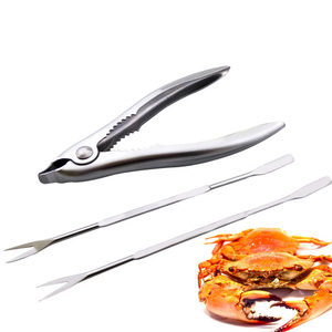 Ustensiles <span class=keywords><strong>de</strong></span> cuisine en acier inoxydable, fourchettes, pics à homard, crabe, craquelins, outils pour fruits <span class=keywords><strong>de</strong></span> mer, offre spéciale - Product Image 1
