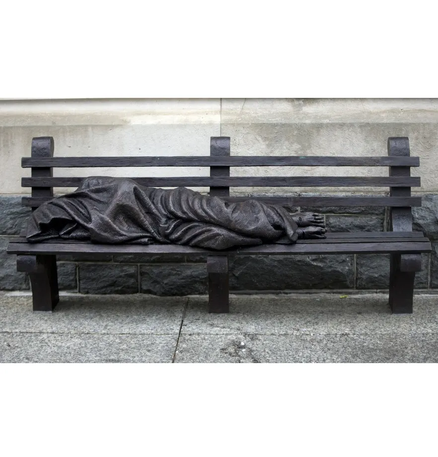 Factory Supplier homeless jesus statue for sale