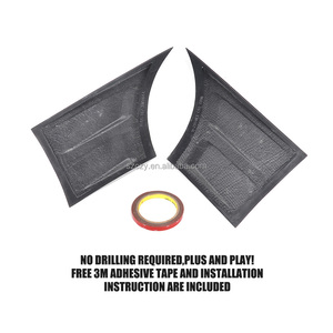 1 paire De Voiture En Fiber de Carbone Côté Ouïes latérales Garniture pour Ford <span class=keywords><strong>Mustang</strong></span> <span class=keywords><strong>GT</strong></span> Coupé 2 Portes 15-17 - Product Image 4