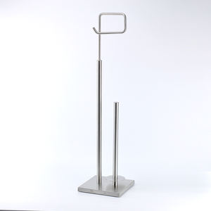 Porte-papier hygiénique rond à base en poly avec pièce de rechange - Product Image 6