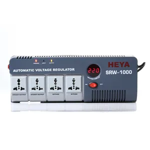 Régulateurs <span class=keywords><strong>de</strong></span> <span class=keywords><strong>tension</strong></span> automatiques SRW 1500W 220VAC avec <span class=keywords><strong>prise</strong></span> universelle ou européenne - Product Image 1
