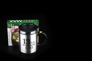 Fabricación 2017 Nueva Divertido Elegante Auto Agitación Tazas, Personalizado Diseño Impreso Taza de Café tazas de Dos Puntos - Product Image 1