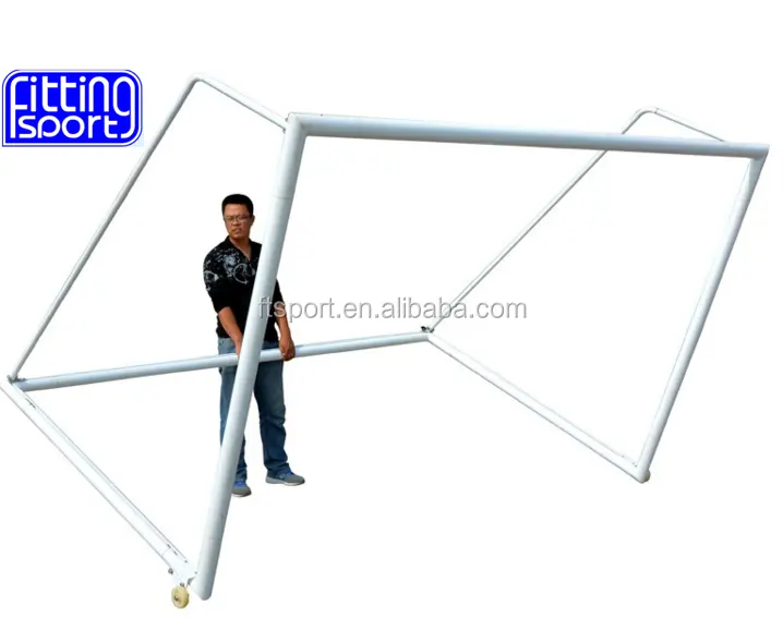 Freestanding futsal goal/all aluminum 5-a-side soccer goal for sale