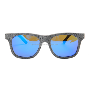 サングラス新入荷カスタムハンドポリッシュ本物の石木製サングラス - Product Image 2