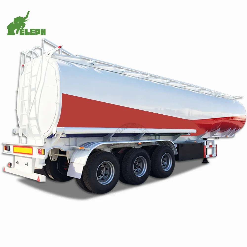 Carbon steel/aluminum material 조 (transport diesel oil 3 axle 50000 liter 연료 tanker 반 트레일러 에 케냐