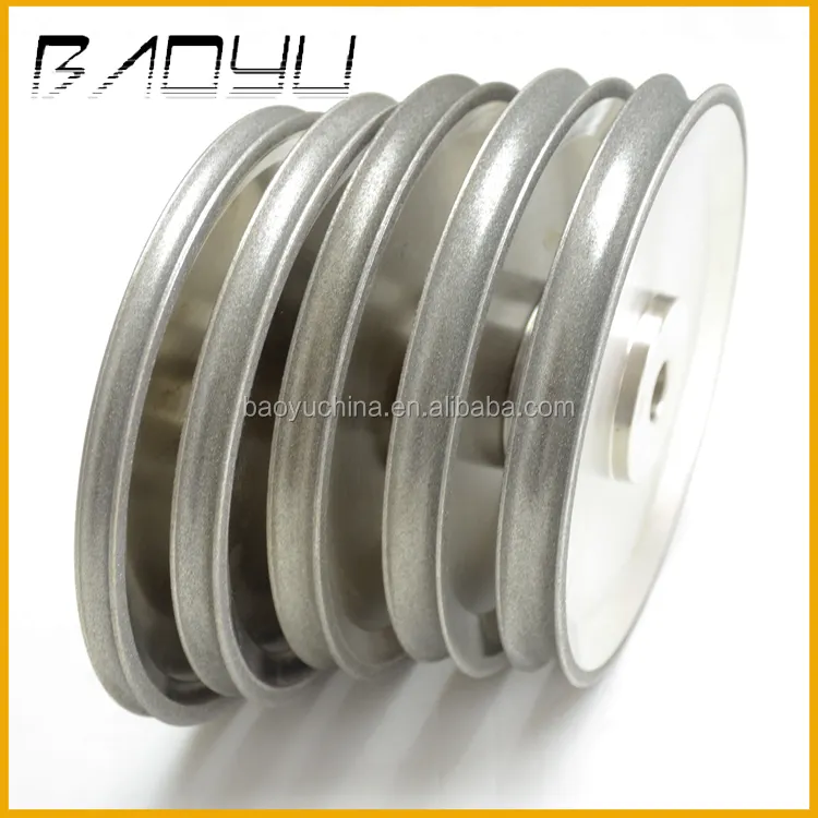 Completo Rodada Bead 5-14mm de Diâmetro Moldar Gem Polimento Roda Galvanizado