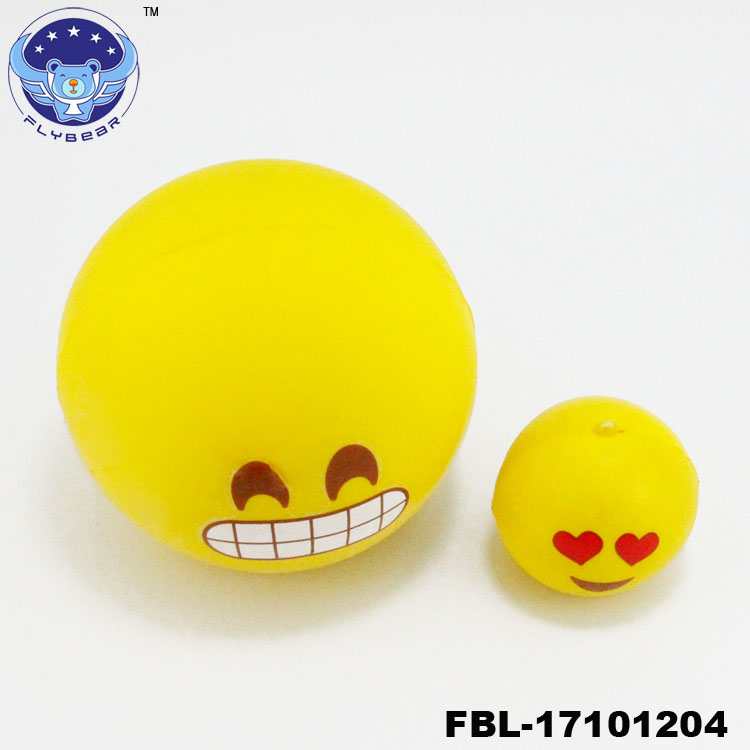 Декомпрессии выражение squezzed мяч PU улыбающееся лицо давления мяч дети просветлению образование игрушки Необычные игрушки