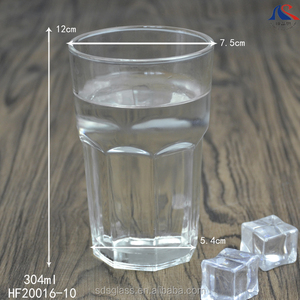 Vaso de Vidrio para el Hogar, 304 ml, Resistente al Calor, para Agua, Cerveza, Café, Coco, <span class=keywords><strong>Seven</strong></span> <span class=keywords><strong>Up</strong></span>, <span class=keywords><strong>Soda</strong></span>, Vajilla Decorativa - Product Image 3