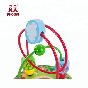 Jardin miroir enfants jouet éducatif enfants en bois perle <span class=keywords><strong>labyrinthe</strong></span> pour les tout-petits 1 + - Product Image 4