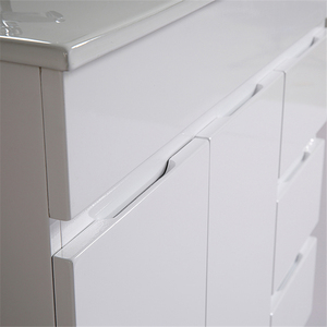 Proveedor Chino <span class=keywords><strong>barato</strong></span> <span class=keywords><strong>Hotel</strong></span> baño vanidad de doble al por mayor cuencas gabinete de madera sólida - Product Image 3