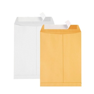 Papier kraft brun personnalisé A4/A5 enveloppe portefeuille auto-adhésif impression offset emballage pour graines cadeau ou sacs postaux - Product Image 2