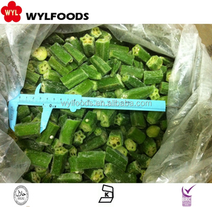 IQF Đông Lạnh Okra Whole/Cuts IQF Rau Đông Lạnh - Product Image 3