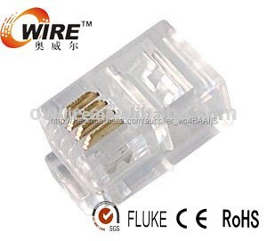 Multi - pièce Type <span class=keywords><strong>RJ45</strong></span> 8P8C Cat6 non blindé UTP fiche modulaire - Product Image 3