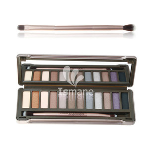 Alta calidad 12 colores paleta de sombra de ojos con <span class=keywords><strong>el</strong></span> cepillo de etiqueta privada - Product Image 5