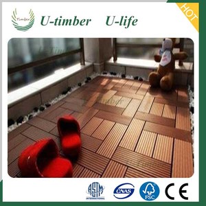 Venta caliente wpc terrazas <span class=keywords><strong>en</strong></span> pisos de ingeniería wpc decking de DIY - Product Image 1