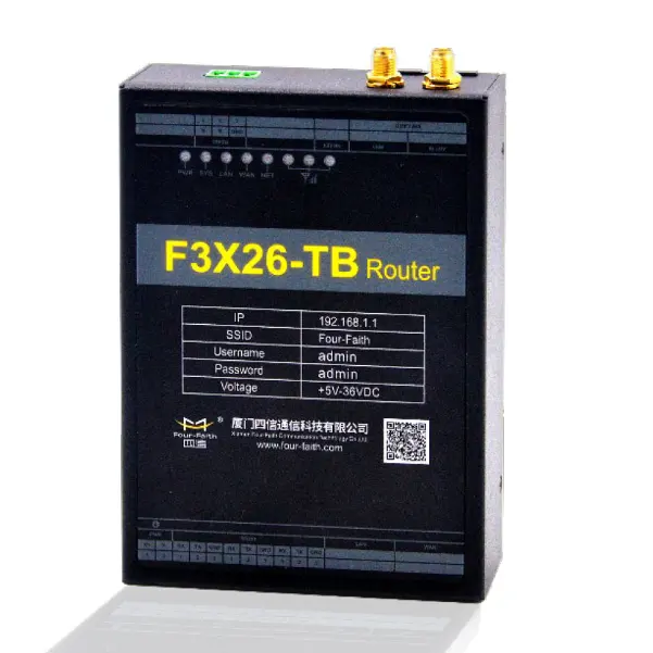F3X26-TB 무선 4 그램 LTE VPN APN 와 cnc 라우터 3 RS232 1RS485 1 WAN 및 1 LAN 대 한 산업 자동화