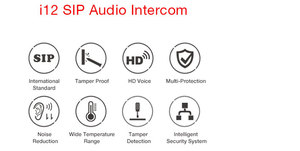 ผลิตภัณฑ์อินเตอร์คอมเสียง Fanvil i12 SIP รองรับเสียงคมชัดระดับ HD มาตรฐาน IP65 รองรับ PoE - Product Image 6
