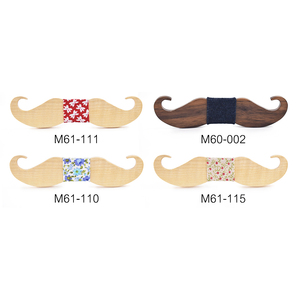 Haute Qualité Moustache <span class=keywords><strong>Bois</strong></span> <span class=keywords><strong>Noeud</strong></span> <span class=keywords><strong>Papillon</strong></span> Noyer Enfants - Product Image 5