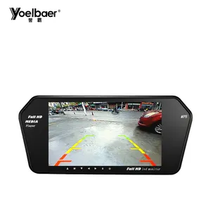 7 Polegada FM Do Carro Mp4 MP5 Player De Vídeo Auto Monitor de Estacionamento Câmera Traseira Apoio SD Flash USB