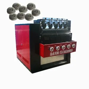 4 Bal Sprial Schuursponsje 2.2 Kw Platte Ballen Scrubber Draad Tekening Machine Verkoop Naar Pakistan