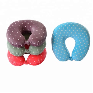 Bantal Leher Busa Memori untuk Anak, Bantal Leher Bahan Busa Memori Bentuk U Murah Kualitas Tinggi untuk Perjalanan - Product Image 6