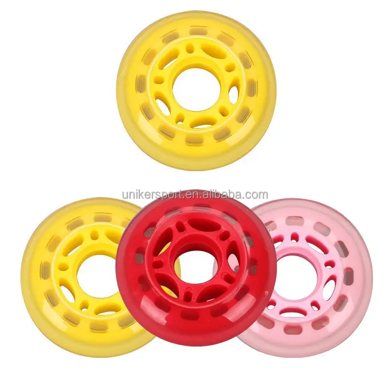 Ruedas de monopatín PU de 80mm, ruedas de patín en línea para patines y patines en línea