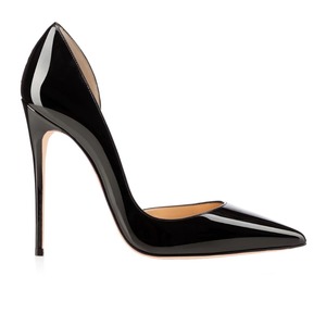 Commercio all'ingrosso di prezzi <span class=keywords><strong>bassi</strong></span> di modo delle donne scarpe tacco alto nero matita tacco pompe delle donne punta a punta della signora tacchi alti D' Orsay Pompe - Product Image 4