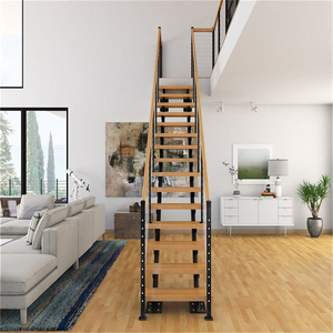 <span class=keywords><strong>Escalier</strong></span> pliant de haute qualité pour grenier avec marches en bois de <span class=keywords><strong>bibliothèque</strong></span> - Product Image 2