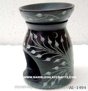 เตาเผาน้ำมันหอมระเหยจากหินสบู่สำหรับตกแต่ง - Product Image 1