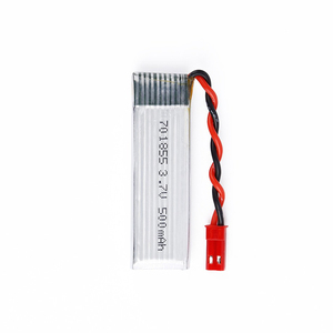 Lituim 701855 3.7v 500mah 1.85wh lipo rc 드론 배터리