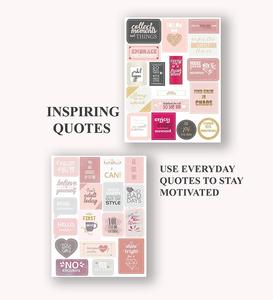 Fogli adesivi personalizzati <span class=keywords><strong>A5</strong></span> Happy Planner per agenda giornaliera settimanale Planner Planner accessori pianificazione adesivi decorativi - Product Image 2