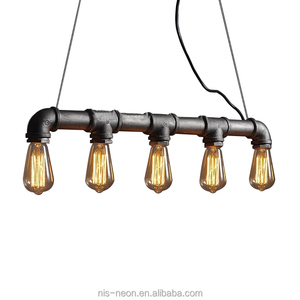 5 Luz E27 Tubo De Cobre Luz de Techo Industrial Steampunk <span class=keywords><strong>Vintage</strong></span> Colgante NS-125332 - Product Image 1