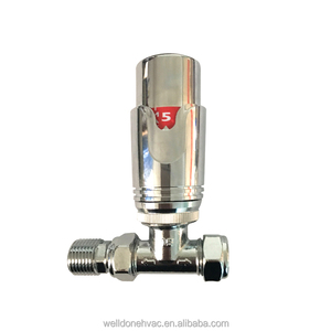 Angle chrome thermostatique vrt <span class=keywords><strong>radiateur</strong></span> vannes avec 15mm montage - Product Image 1
