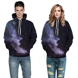 Sudadera con capucha Unisex, diseño personalizado, impresión 3D de galaxia, sublimación, venta al por mayor