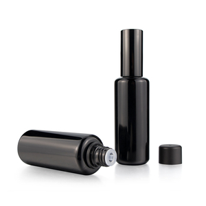 Commercio all'ingrosso 100ML 60ML 50ML 30ML 10ML nero ultra violet pompa a spruzzo contagocce di olio essenziale uv bottiglie di vetro - Product Image 5