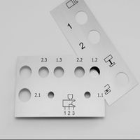 Panneau/plaque de commande en aluminium anodisé noir CNC, découpe Laser de haute précision, poinçonnage de soie