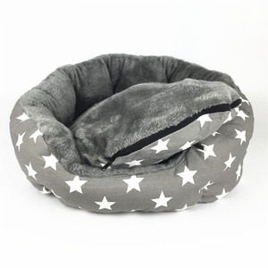 Hot Saling Umwelt Leinwand abnehmbares rundes Hunde bett für Haustier - Product Image 2