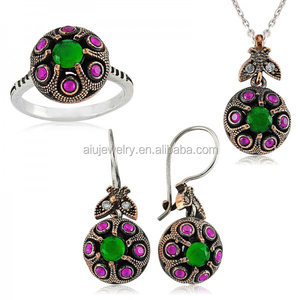 Bijoux en argent turc sans ternissement, ensembles de bagues du Grand Bazar d'<span class=keywords><strong>Istanbul</strong></span> - Product Image 1