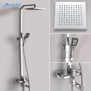 Alibaba duvara monte kare banyo mikser duş