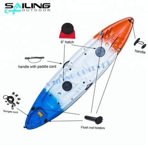 Kayak de pesca en canoa de plástico para 3 personas, 12 pies, no <span class=keywords><strong>k1</strong></span>, kayak de carreras - Product Image 2