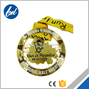 Fuente de la fábrica de China Hizo Tallada Metal Olímpico <span class=keywords><strong>Medalla</strong></span> Con Cinta - Product Image 1