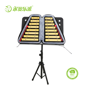 Venta al por mayor de China mercado de instrumentos musicales de Oro 16 tono bell <span class=keywords><strong>arpa</strong></span> con caja - Product Image 2