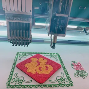 6heads high speed CHENILLE Embroidery machine