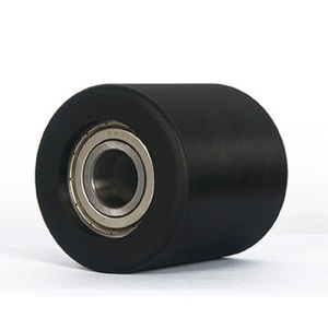 High quality wide plastic roller wheels for AGV equipment