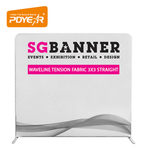 Tùy chỉnh thiết kế <span class=keywords><strong>10ft</strong></span> xách tay <span class=keywords><strong>pop</strong></span>-up triển lãm thương mại hiển thị hình ảnh gian hàng Backdrop thẳng căng thẳng vải tùy chỉnh thiết kế biểu ngữ đứng - Product Image 2