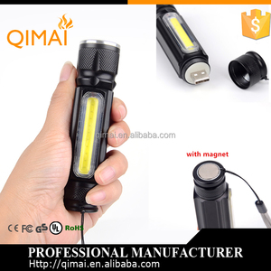 Aluminio al por mayor 1000 lumen USB <span class=keywords><strong>recargable</strong></span> <span class=keywords><strong>linterna</strong></span> LED antorcha <span class=keywords><strong>linterna</strong></span> con imán - Product Image 1
