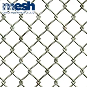 Anping High Quality Used Chain Link Wire Mesh Hot Dipped Galvanized Pvc Coated Chain Link Fence