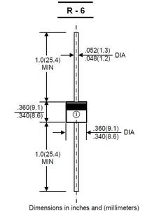 10A4 10A10 उच्च वर्तमान शुद्ध डायोड - Product Image 5