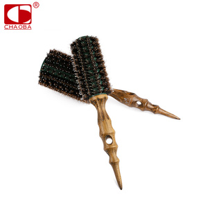 Alta calidad de cerdas de <span class=keywords><strong>jabal</strong></span>í cepillo de pelo mango de madera, madera de haya cepillos al por mayor - Product Image 1